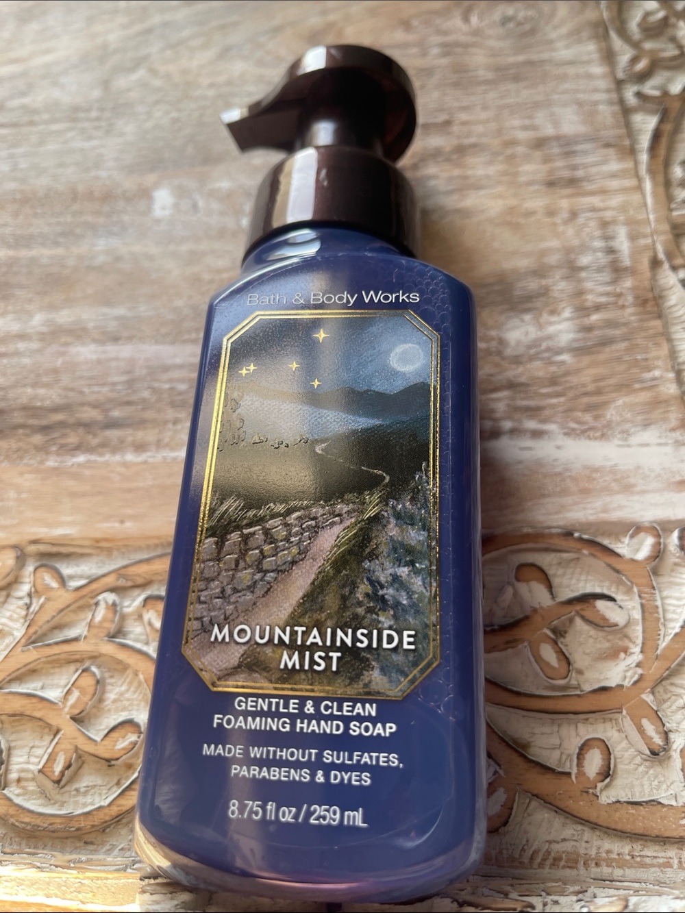 Bath & Body Works Mountainside Mist Foaming Hand Soap - Navy Blue